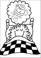 coloriage monsieur sale reve